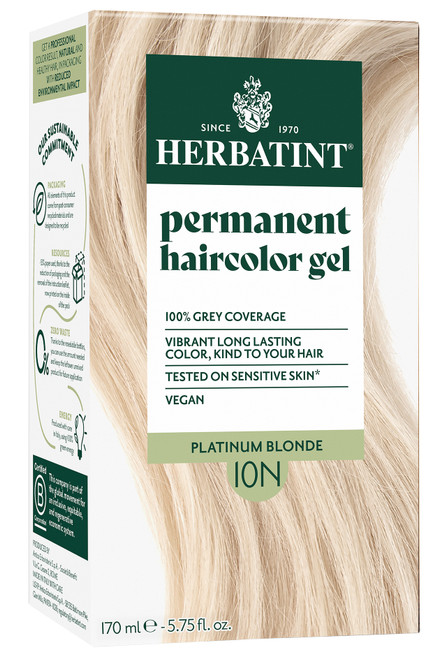 Herbatint, Platinum Blonde Hair Colour 10N, 170ml