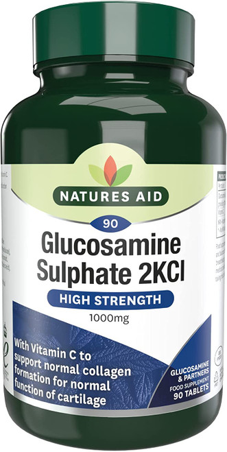 Natures Aid Glucosamine Sulphate 1000mg (with Vitamin C) 90 Tabs (Better Than 1/2 Price!)