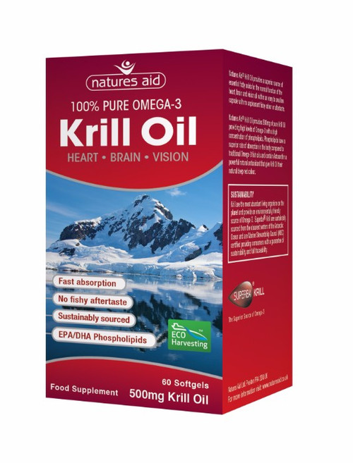 Natures Aid Krill Oil, 60 Softgels