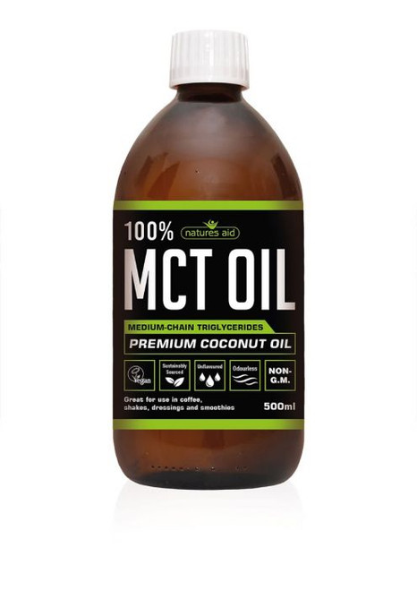 Natures Aid MCT Oil 100%, 500ml