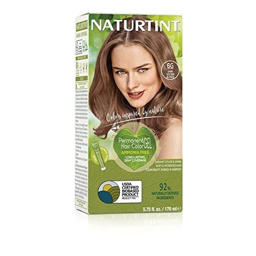 Naturtint, Hair Dye Dark Golden Blonde 6G, 165ml