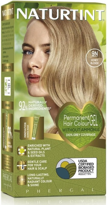 Naturtint, Hair Dye Honey Blonde 9N, 165ml