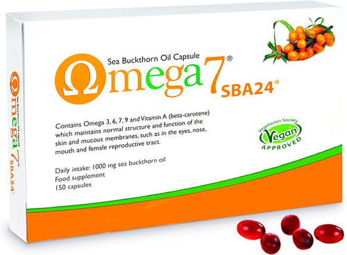 Pharma Nord Omega 7 Sea Buckthorn Oil, 150 Capsules