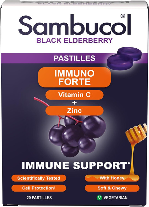 Sambucol Immuno Forte, 20 pastilles