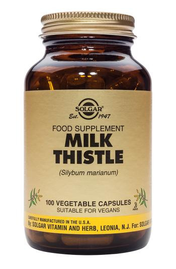 Solgar Full Potency Milk Thistle Vegetable Capsules, 100