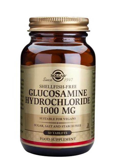 Solgar Glucosamine Hydrochloride 1000 mg Tablets, 60