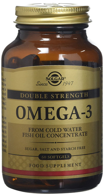 Solgar Omega-3 Double Strength Softgels, 60