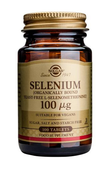 Solgar Selenium 100 ug (Yeast-Free Selenium) Tablets, 100