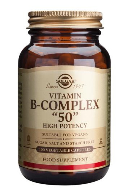 Solgar Vitamin B-Complex "50" Vegetable Capsules, 100