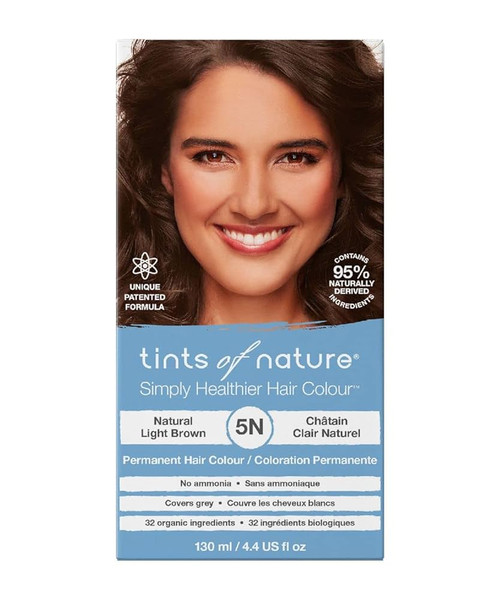 Tints of Nature, Natural Light Brown (5N), 130ml