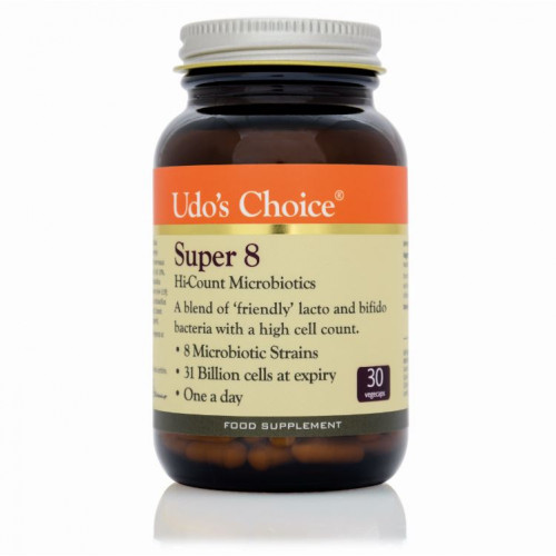 Udos Choice Super 8 Probiotic, 30 vegecaps