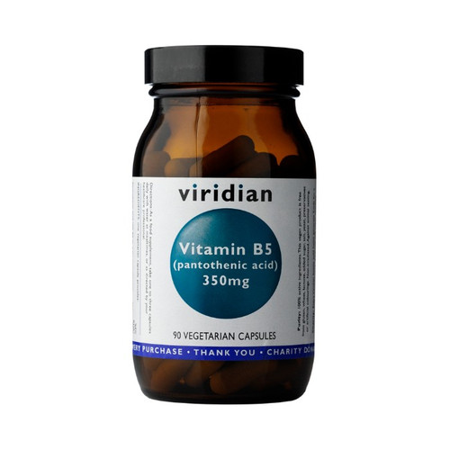 Viridian Vitamin B5 (Panthothenic Acid) 350mg, 90 Veg Caps