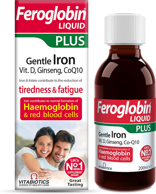 Vitabiotics, Feroglobin Plus Liquid, 200ml