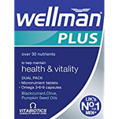 Vitabiotics, Wellman Plus, 56 tablets