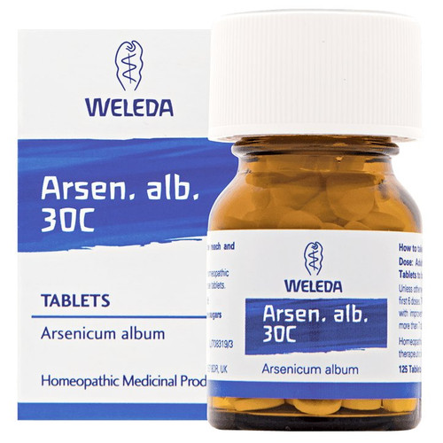 Weleda, Arsen Alb 30c, 125 tablets