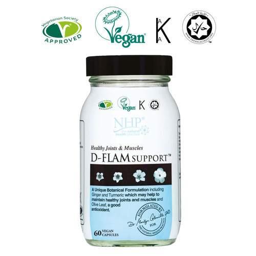 NHP, D-Flam Support, 60 Capsules