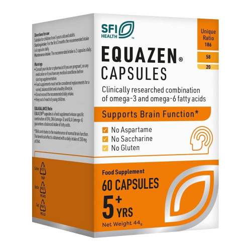 Equazen Omega 3 and 6, 60 Capsules