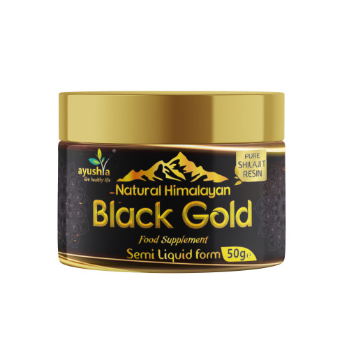 Black Gold Pure Himalayan Shilajit Resin, 1.7 Fl Oz