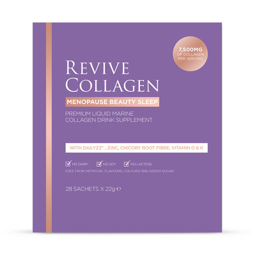 Revive Menopause Beauty Sleep Hydrolysed Marine Collagen 7,500mgs 28 days Supply