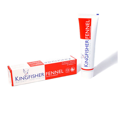 Kingfisher, Fennel & Fluoride Toothpaste, 100ml (PACK OF 3)