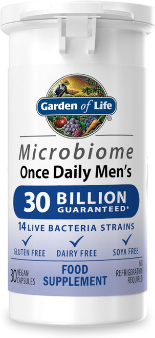 Garden of Life Microbiome Once Daily Men's, 30 Vegan Capsules