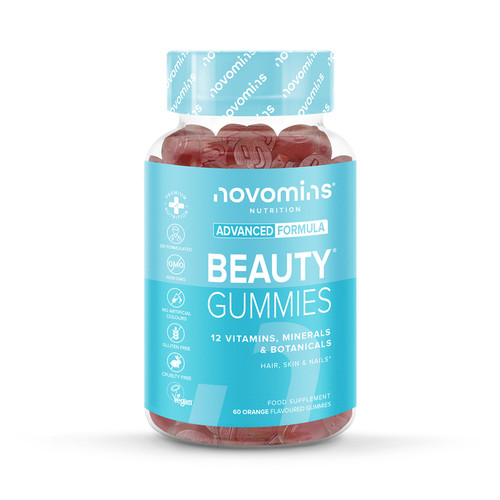 Novomins Orange Flavoured Beauty 60 Gummies