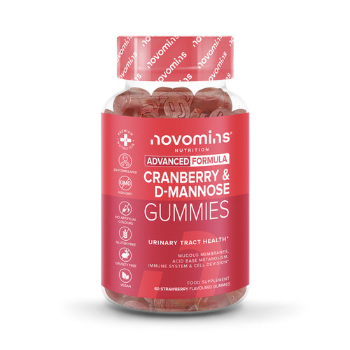 Novomins Cranberry & D-Mannose 60 Gummies