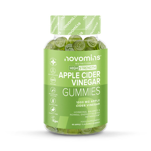 Novomins Apple Cider Vinegar Vitamins 60 Gummies