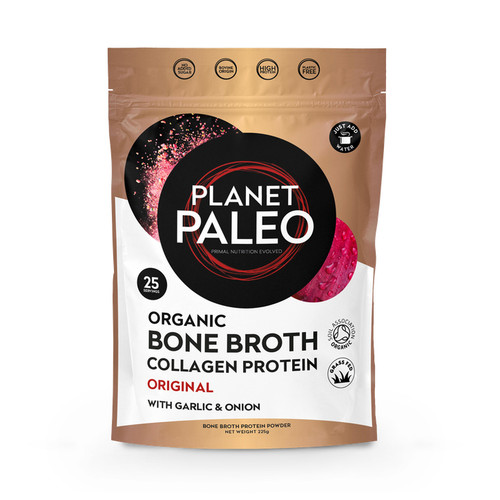 Planet Paleo Organic Bone Broth Collagen Protein Original 225g