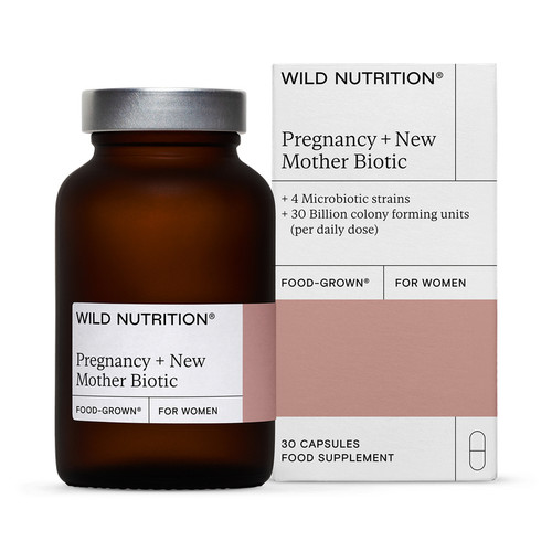 Wild Nutrition Pregnancy & New Mother Biotic for Women 30 Capsules