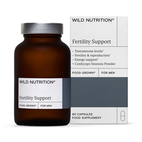 Wild Nutrition Food Grown Fertility Support for Men 60 Capsules Wild Nutrition Food Grown Fertility Support for Men 60 Capsules