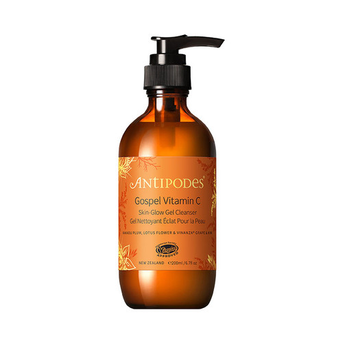 Antipodes Gospel Vitamin C Skin-Glow Gel Cleanser 200ml