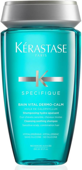 Kerastase Specifique, Cleansing Shampoo, For Sensitive Scalps and Dry Hair, With Glycerine, Bain Riche Dermo-Calm, 250ml