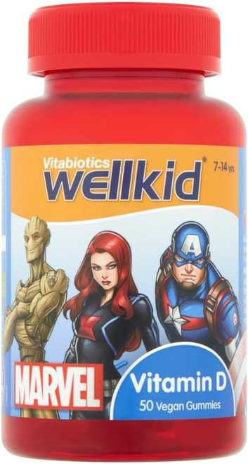 Vitabiotics, Wellkid Marvel Vitamin D, 50 Vegan Gummies