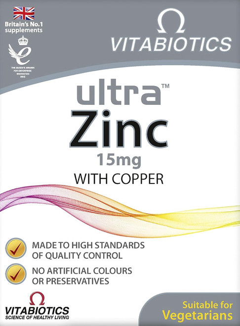 Vitabiotics, Ultra Zinc, 60 Tablets Vitabiotics, Ultra Zinc, 60 Tablets