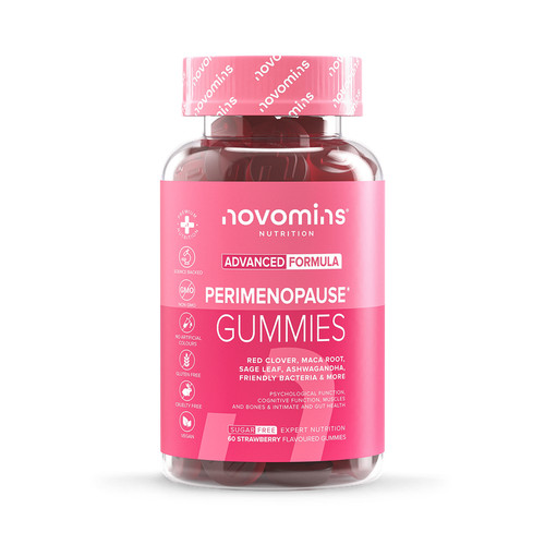 Novomins Perimenopause Strawberry-Flavoured 60 Gummies