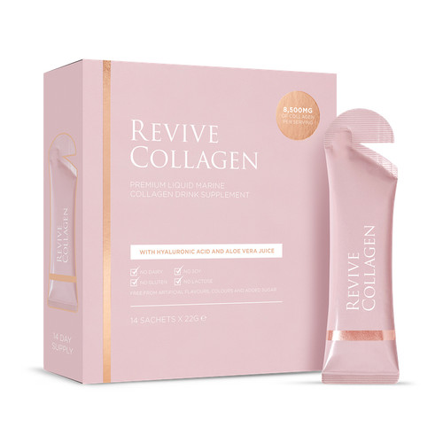 Revive Collagen Premium Liquid Marine Collagen Drink 8,500mgs 14 Sachets