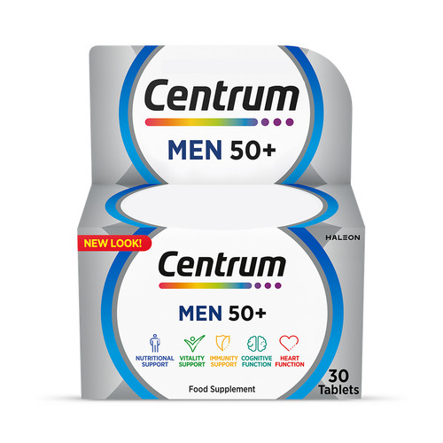 Centrum Men 50+ Multivitamins & Minerals 30 Tablets