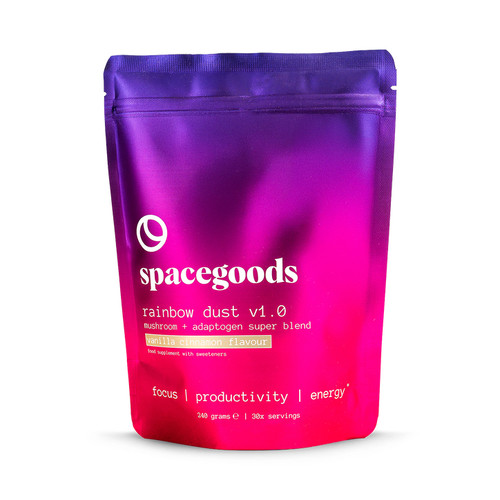 Spacegoods Rainbow Dust Vanilla Cinnamon Superfood Powder 240g