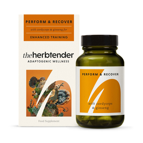 The Herbtender Perform & Recover With Cordyceps & Ginseng 60 Vegan Capsules