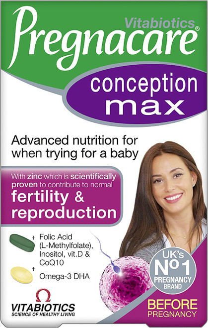 Vitabiotics, Pregnacare Conception Max, 84 Tablets/Capsules (PACK OF 3)