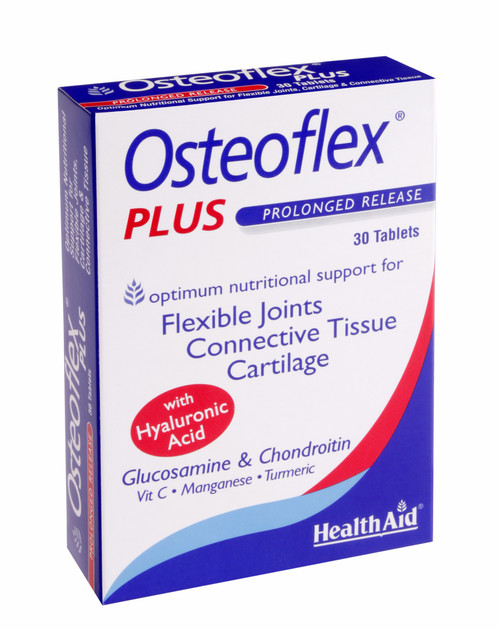 Health Aid Osteoflex Plus (Hyaluronic Acid, Glucosamine++) - Blister Pack, 30 Tablets (PACK OF 3)