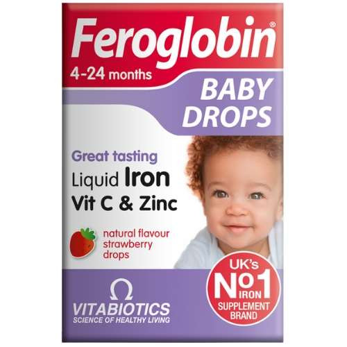 Vitabiotics, Feroglobin Baby Drops, 30ml (PACK OF 3)