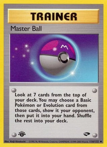 Master Ball (PTCG-G2) (Unlimited) (#116/132) Master Ball (PTCG-G2) (Unlimited) (#116/132)