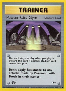 Pewter City Gym (PTCG-G1) (Unlimited) (#115/132) Pewter City Gym (PTCG-G1) (Unlimited) (#115/132)