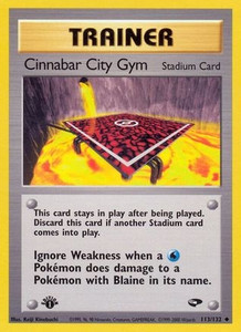 Cinnabar City Gym (PTCG-G2) (Unlimited) (#113/132) Cinnabar City Gym (PTCG-G2) (Unlimited) (#113/132)