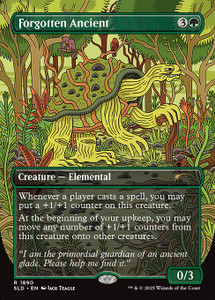 Forgotten Ancient (SLD) (Foil) (Borderless) (#1890) Forgotten Ancient (SLD) (Foil) (Borderless) (#1890)