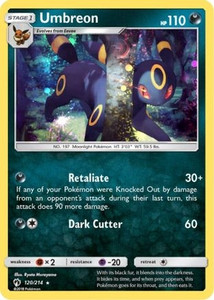 Umbreon - 120/214 (Cosmos Holo) (PTCG-BLE) (Holofoil) (#120/214)
