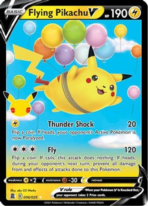 Flying Pikachu V (PTCG-CLB1) (Holofoil) (#006/025)