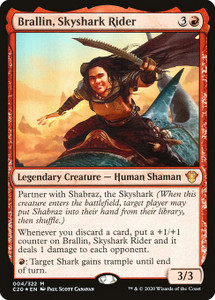 Brallin, Skyshark Rider (C20) (Foil) (#4)